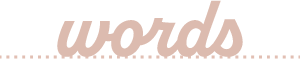 words 単語